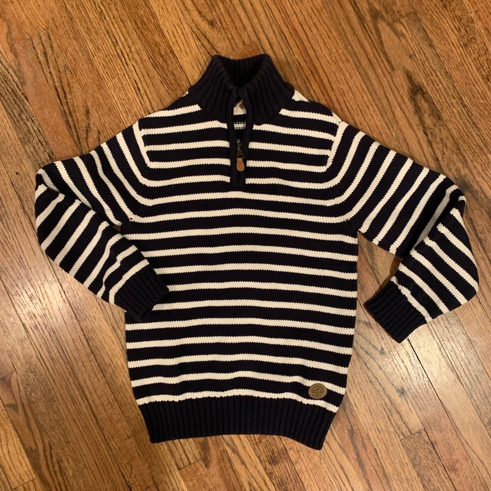 Boys size 6-8 half zip sweater by LOGG (Label if Graded Goods) by h&m.